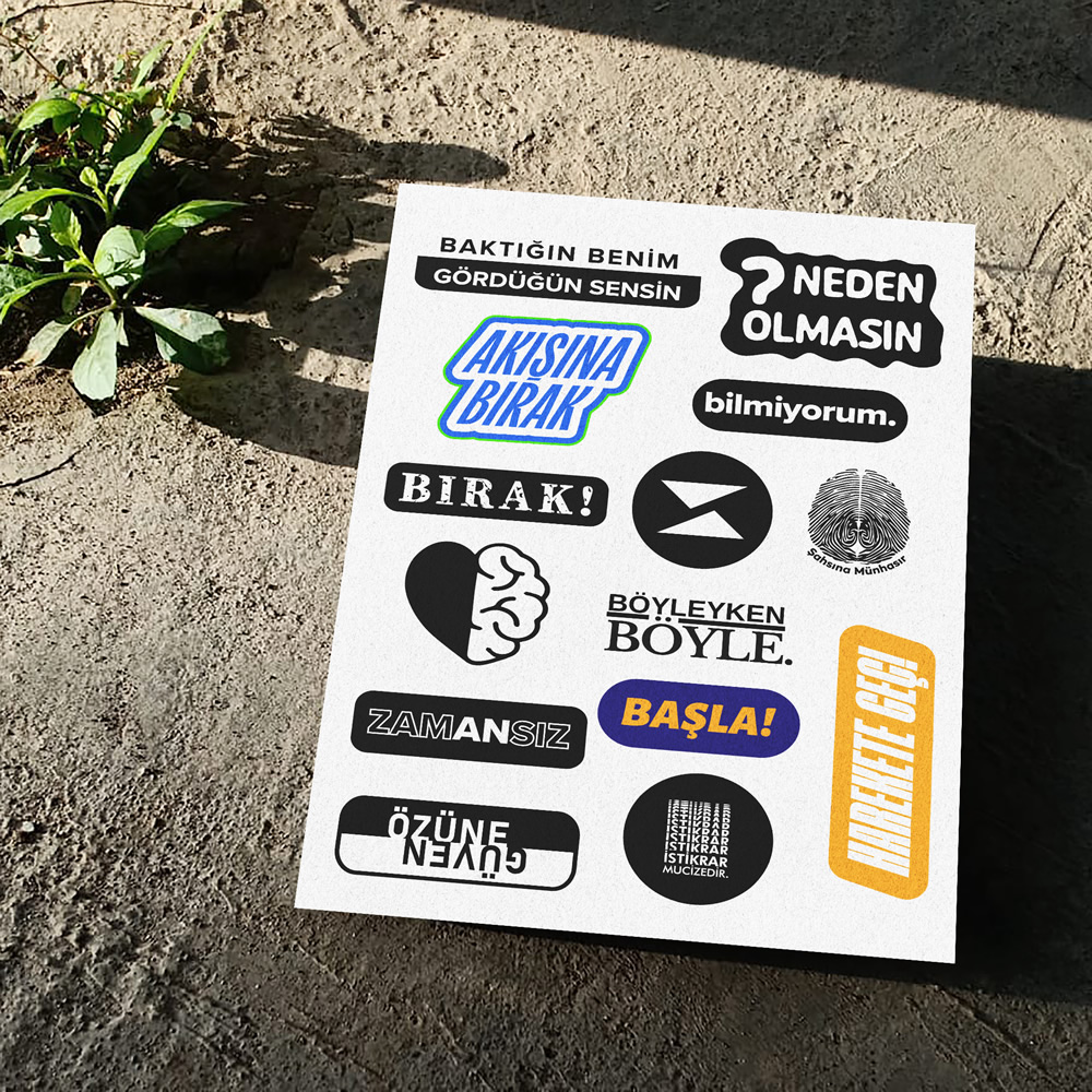 Zamansız Sticker Seti